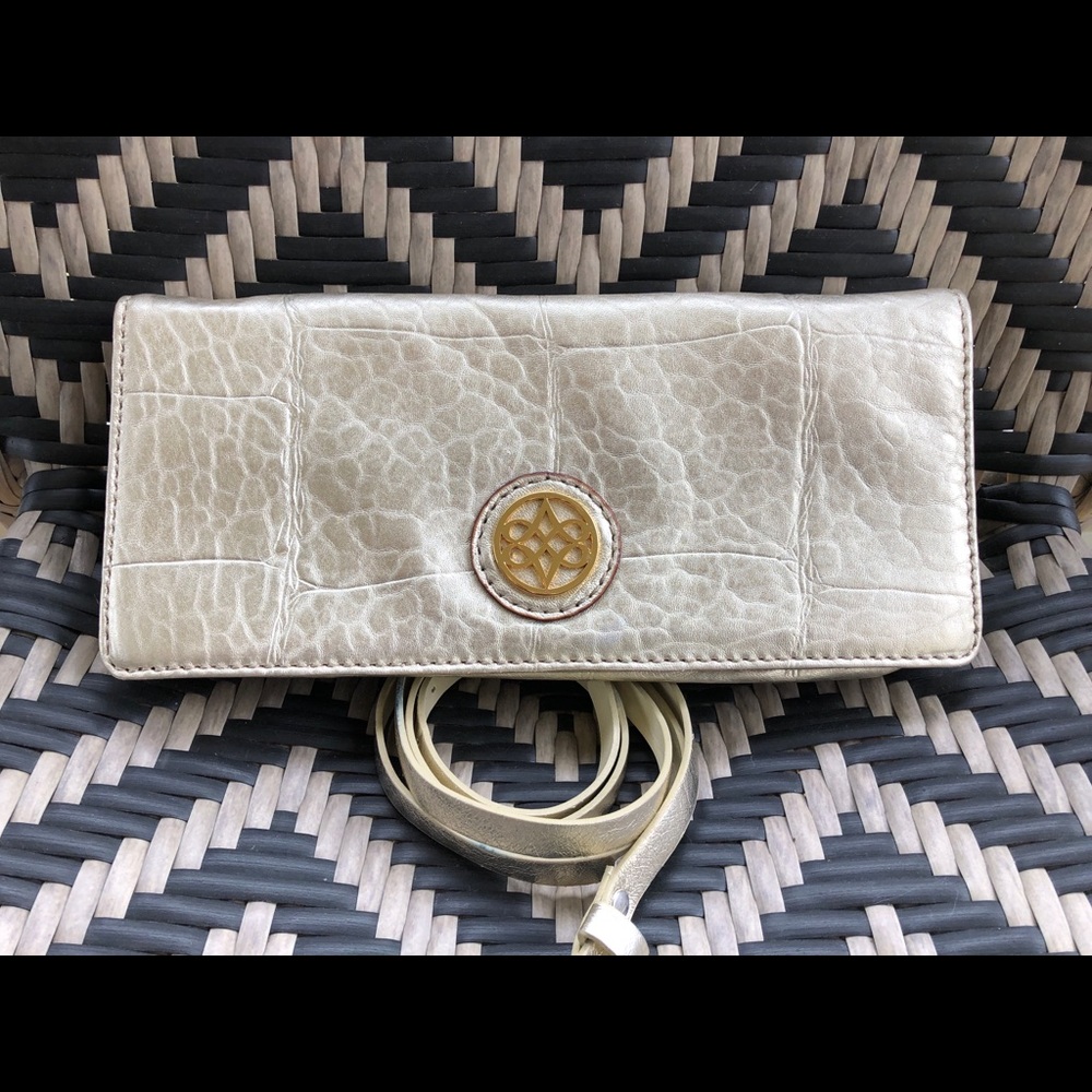 Antonio Melani Metallic Clutch